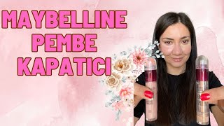 MAYBELLINE PEMBE KAPATICI  Instant Eraser Kapatıcı 01 Sarı ve 05 Pembe Numara Karşılaştırma [upl. by Arotahs923]