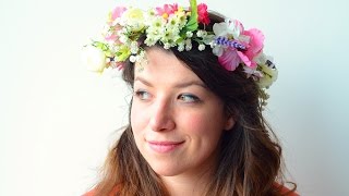 DIY Flower Crown  Belmodo Blogger Delfien Debroux [upl. by Monney]