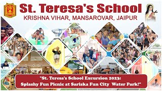 quotSt Teresas School Excursion 2023 Splashy Fun Picnic at Sariska Fun City Water Parkquot [upl. by Dnalra]