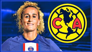 ASI JUEGA KHEIRA HAMRAOUI  NUEVA JUGADORA DEL CLUB AMÉRICA FEMENIL 👀🇫🇷🔥 [upl. by Martina596]