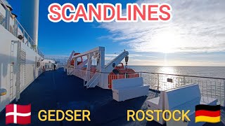 SCANDLINES FÄHRE von GEDSERDänemark nach ROSTOCKDeutschland  2023  OSTSEE [upl. by Mendez]