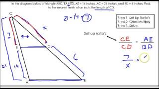 45 Side Splitter Theorem [upl. by Nolly]