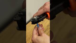 Crimping a 568B cable with Tempos PA1562 PassThrough Crimper [upl. by Ahel]