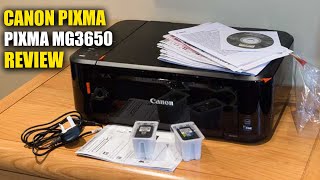 CANON PIXMA MG3650 PRINTER REVIEW 2023 FEATURES AND PERFORMANCE PIXMA MG3650 PRINTER [upl. by Anead]