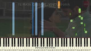 YE MAYA CHESAVE  VINTUNNAVA HOW TO PLAY VERSION [upl. by Nitz]