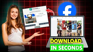 How to download Facebook videos on LaptopPc in 2024 [upl. by Aihsenor672]