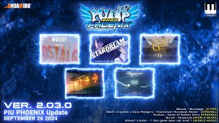 PUMP IT UP PHOENIX V2030 Update Songlist Preview English [upl. by Otxilac]