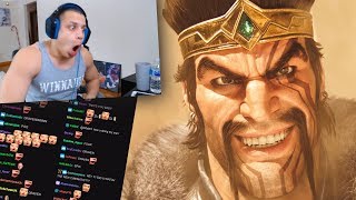 Tyler1 Reacts to Awaken Draven Included  League of Legends Cinematic [upl. by Ecinej700]