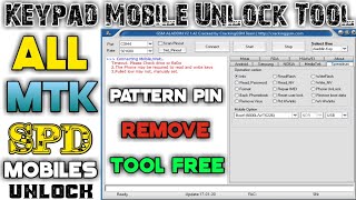 🔴All China MTK SPD Keypad Phone Password Unlock Flashing Tool  How To Unlock Keypad phones [upl. by Olmstead466]