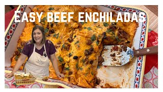 Easy Beef Enchiladas [upl. by Girardo]