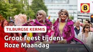 KIJK TERUG Het is Roze Maandag op de Tilburgse Kermis  Omroep Brabant [upl. by Ballard]