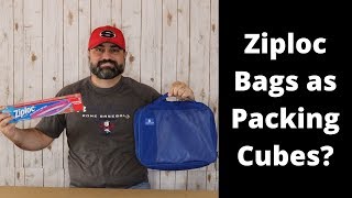 Using Ziploc Bags as Packing Cubes [upl. by Ailaroc]