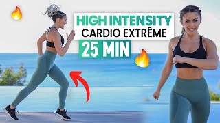 25 MIN HIIT TABATA CARDIO EXTRÊME  Justine GALLICE OZE5 [upl. by Stormi]