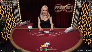 Free Bet Blackjack £81 Start Highlight From A Past Live Stream [upl. by Dodi]