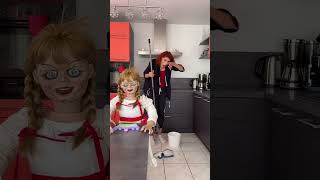 Annabelle Doll soleildogan annabelle annabelledoll shorts videoshort viralshorts [upl. by Nyram286]