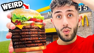 Trying WEIRDEST Fast Food Items in the World [upl. by Eannaj]