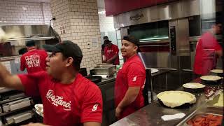 MAKING PIZZA AT GIORDANOS PIZZA CHICAGO IL 2 [upl. by Recor447]