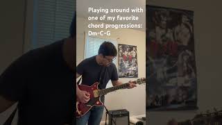 DmCG chord progression musician bluesrockguitarist rockmusic guitarsrock bluesrock [upl. by Wendy]