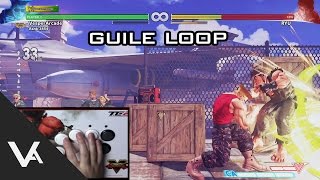 Street Fighter V  Guile Sonic Boom Loop Tutorial [upl. by Caswell]