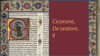 Cicerone quotDe oratorequot 2 di 3 [upl. by Kirstin]