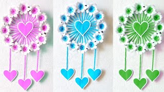 Easy Paper Flowers Wall HangingBest Out of Waste Cardboard diy shorts ytshorts viral trending [upl. by Oicnedurp]