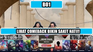 LIHAT COMEBACK BIKIN SAKIT HATI DEWA VS AURA GAME 1 DGWIB MLBB S15 [upl. by Hepsiba6]