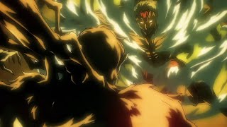 Reiner and Survey Corps vs Zeke and Eren Full Scene 4K  Attack On Titan Season 4 Part 3 Episode 1 [upl. by Icak241]