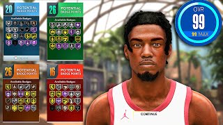 Best All Around Point Guard Build On NBA 2k22  Two Way Scoring Machine Goes Crazy [upl. by Lewendal]