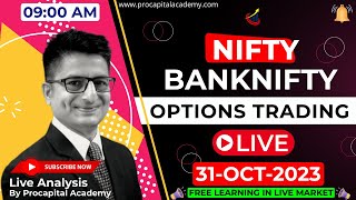 31 October Live Trading  Nifty Banknifty Options Trading Live  Nifty 50 Live nifty50 live [upl. by Ttezzil]