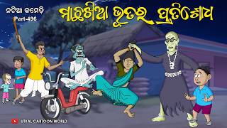 Natia Comedy Part 496  Machha Khia Bhuta Ra Pratishodha [upl. by Najram]