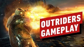 Outriders 17 Minutes of Gameplay  NextGen CoOp Looter Shooter RPG [upl. by Otrevlig333]