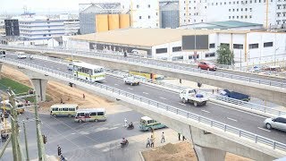 Flyover TAZARA pamebamba pamenoga imeanza kutumika magari juu na chini [upl. by Sorrows243]