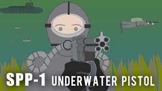 SPP1 Underwater Pistol Cold War Tech [upl. by Dnumsed840]