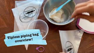 How to Use Tipless Piping Bags [upl. by Ruskin860]