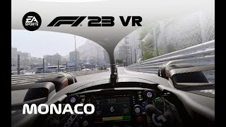 F1 23 VR MONACO Immediately after exiting the tunnel the effect is awesome [upl. by Campman]