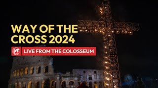 LIVE from the Colosseum  Way of the Cross  March 29th 2024 [upl. by Aicertap377]