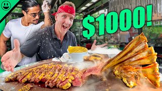 1000 Salt Bae Challenge INSANE Luxury Meat Prices [upl. by Phillips]