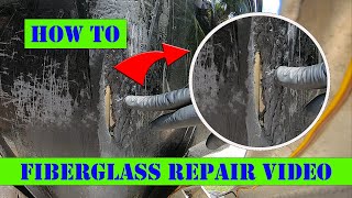 Best Way To Fix Fiberglass BoatJet Ski Repair 2021 [upl. by Vanni]