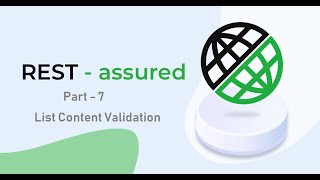 7 RestAssured  Part 7  Validating the list content in Response [upl. by Imit]