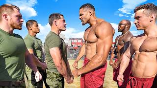 US MARINES VS BODYBUILDERS Who Is Stronger [upl. by Inad900]