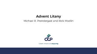 Advent Litany Prendergast Modlin [upl. by Zak]