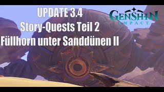 Genshin Impact 239 Update 34 Füllhorn unter Sanddünen Teil 2 Ruinenmaschine aktivieren [upl. by Almire639]