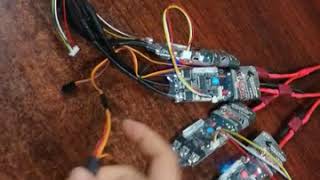 Maytech 4pcs VESC to control 4pcs hub motors it is so cool [upl. by Ztnarf]