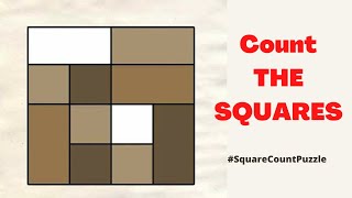 Most People are Narcissists Count the Squares Count the Square Puzzles Trending Puzzle [upl. by Faber]