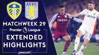 Aston Villa v Leeds United  PREMIER LEAGUE HIGHLIGHTS  3102022  NBC Sports [upl. by Culliton]