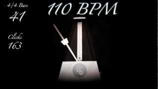 110 BPM Metronome [upl. by Fanni]