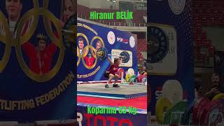 Hiranur BELIK Koparma 63 Kg [upl. by Beedon]