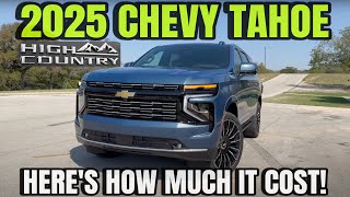 I Specd Out A 2025 Chevy Tahoe High Country With The 24quot Wheels And Heres How Much It Cost Me [upl. by Schargel]