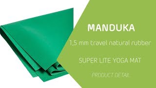 MANDUKA SUPERLITE YOGA MAT  15 MM READY FOR TRAVEL  Flexity [upl. by Shuma]