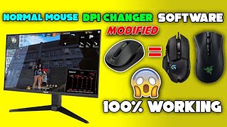 Normal Mouse dpi changer software How To Change Non Gaming Mouse Dpi mouse dpi free fire pc 100 [upl. by Sandell]